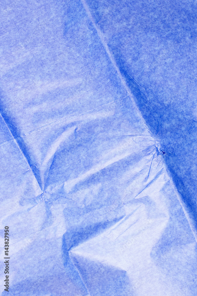This is a closeup photograph of Blue Tissue paper This is a closeup photograph of Blue Tissue paper