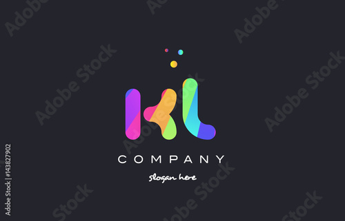 Konstfotografi kl k l  colored rainbow creative colors alphabet letter logo icon