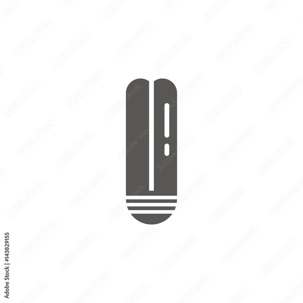 Simple vector icon of a day light bulb. Black and white
Simple vector icon of a day light bulb. Black and white