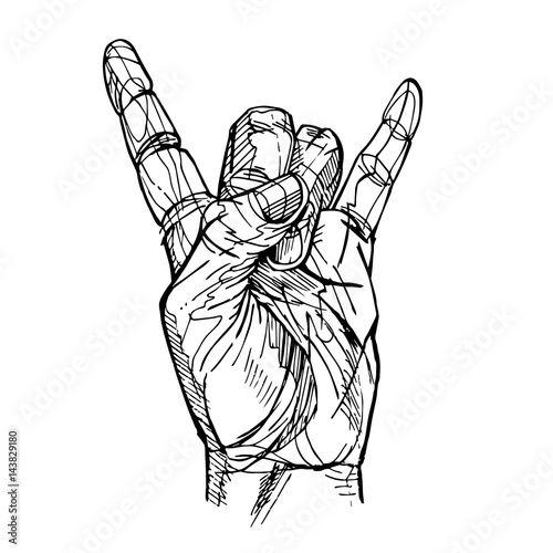 Rock and Roll hand sign