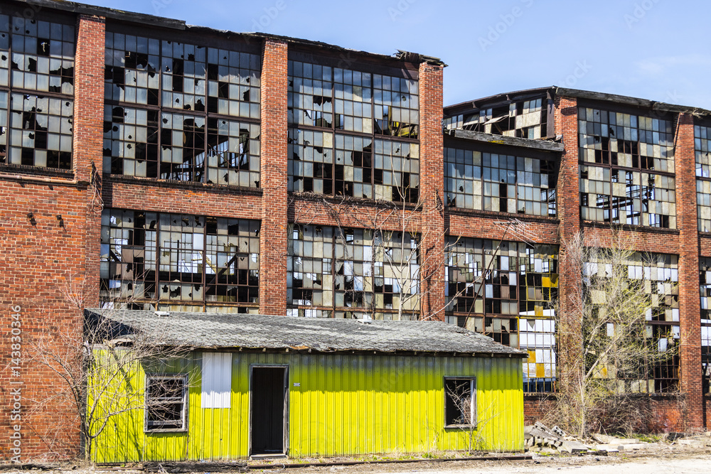 Urban Blight - Old Abandoned Railroad Factory I Urban Blight - Old Abandoned Railroad Factory I