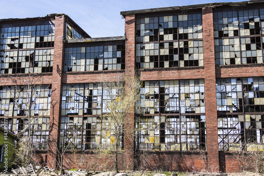 Urban Blight - Old Abandoned Railroad Factory X