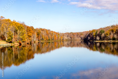 Autumn around a Lake 