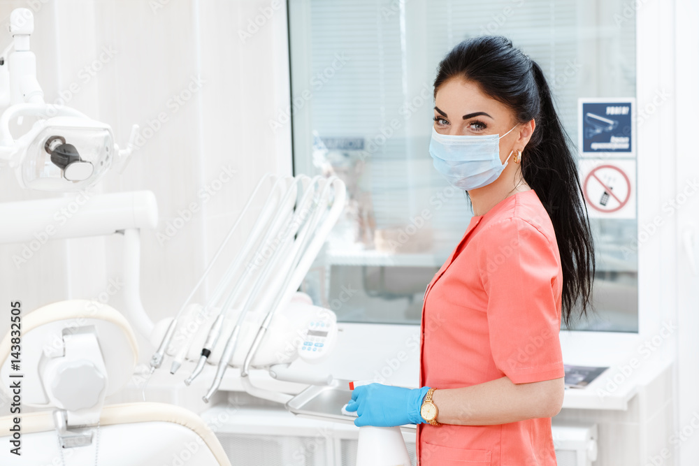 Female assistant at the dental office Stock Photo Adobe Stock