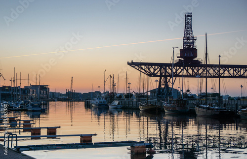 Kran im Stadthafen Rostock