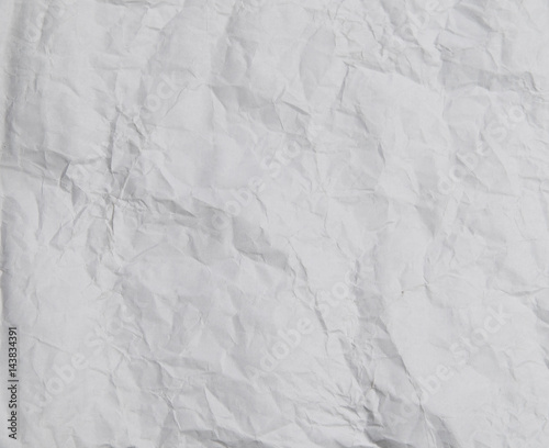 White crumpled paper Texture