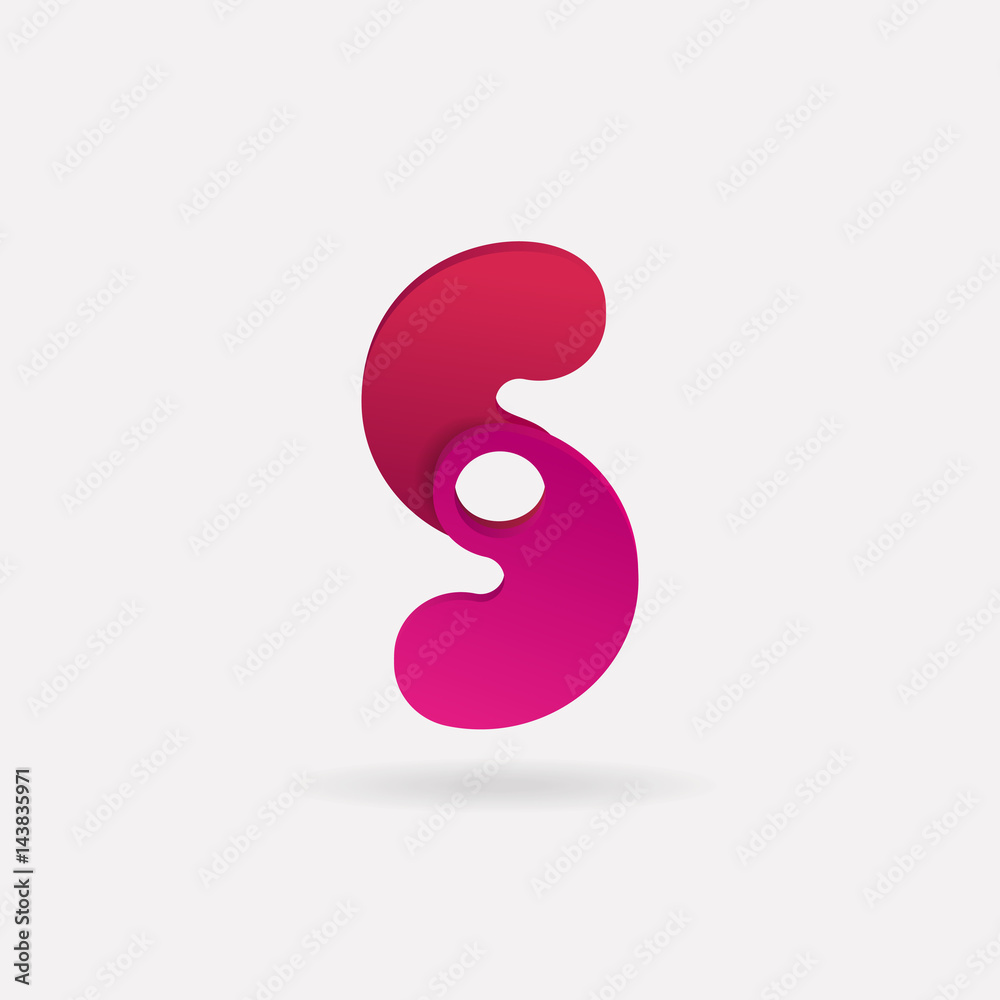 Letter S logo. Vector icon design template Letter S logo. Vector icon design template