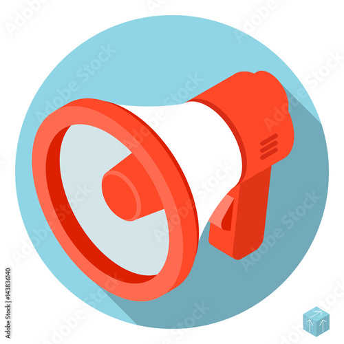 loudspeaker megaphone icon