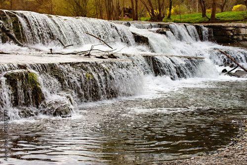 Waterfall in Bad Blankenburg Thuringia