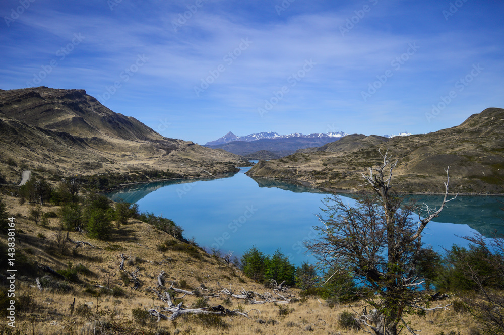lake and mountains - Chile lake and mountains - Chile