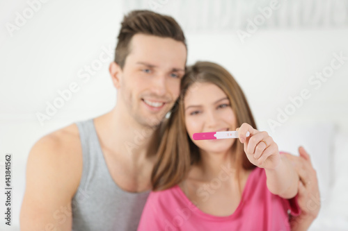 Happy couple with pregnancy...