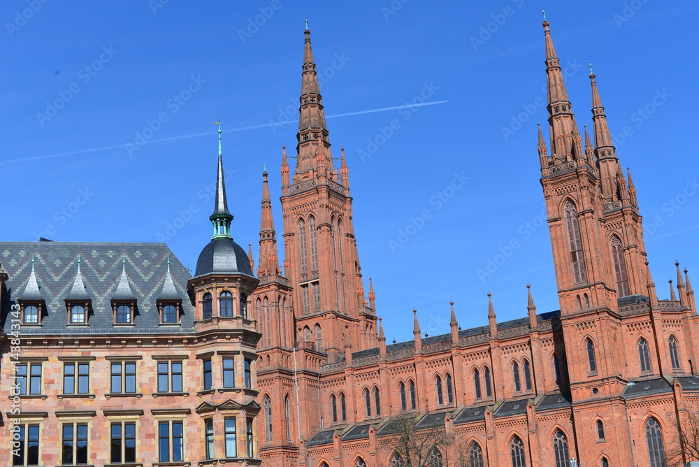 Neues Rathaus und Marktkirche (Wiesbaden) Neues Rathaus und Marktkirche (Wiesbaden)