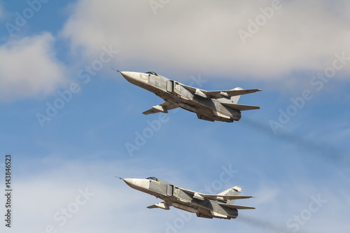 two russian fighters su-24