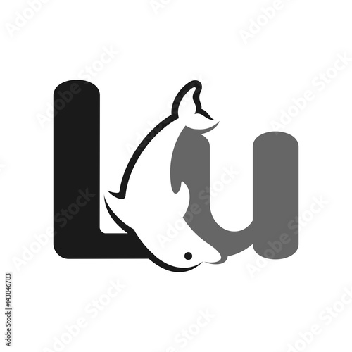 dolphin logo vector.