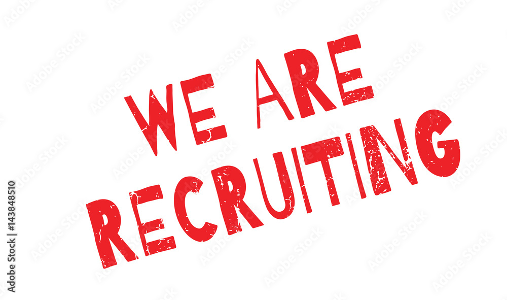 We Are Recruiting rubber stamp. Grunge design with dust scratches. Effects can be easily removed for a clean, crisp look. Color is easily changed. We Are Recruiting rubber stamp. Grunge design with dust scratches. Effects can be easily removed for a clean, crisp look. Color is easily changed.