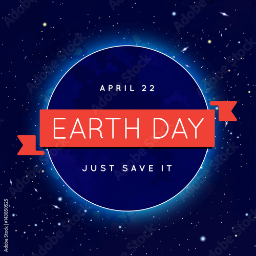Vector Earth Day, Eco Day Illustration