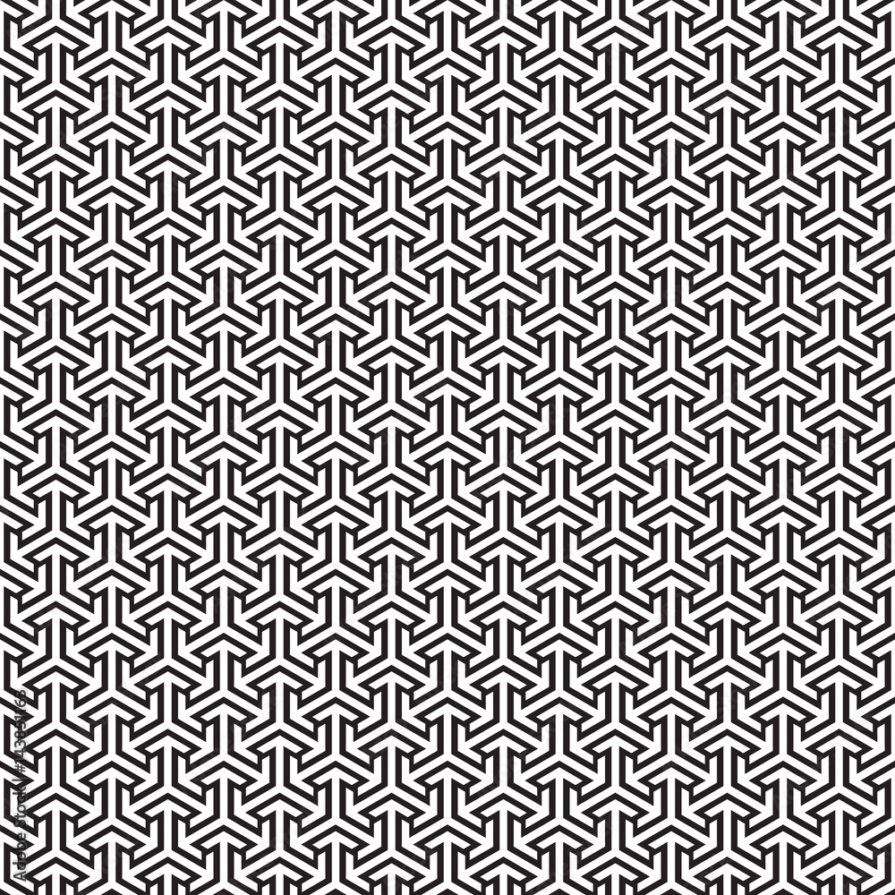 Seamless abstract geometric Islamic pattern background