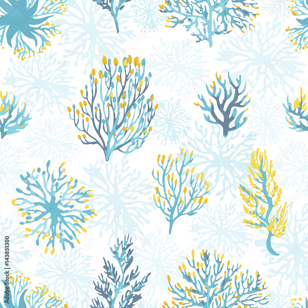 Vector hand drawn wild plants seamless pattern. Desert dry plants illustration. Vector hand drawn wild plants seamless pattern. Desert dry plants illustration.