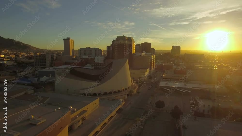Aerial Texas El Paso September 2016 4K