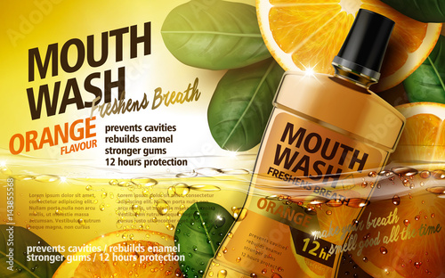 mouthwash product ad