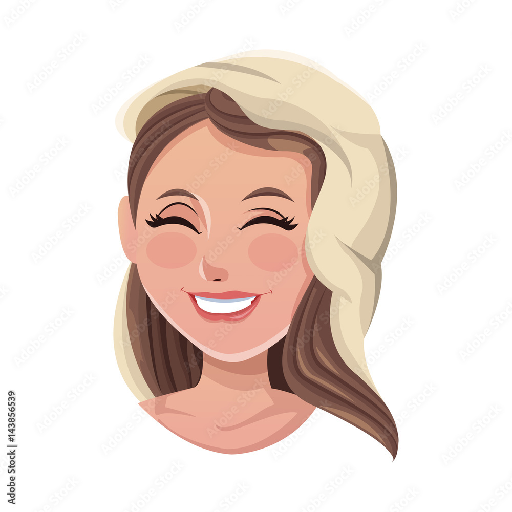 woman cartoon icon over white background. colorful design. vector illustration woman cartoon icon over white background. colorful design. vector illustration
