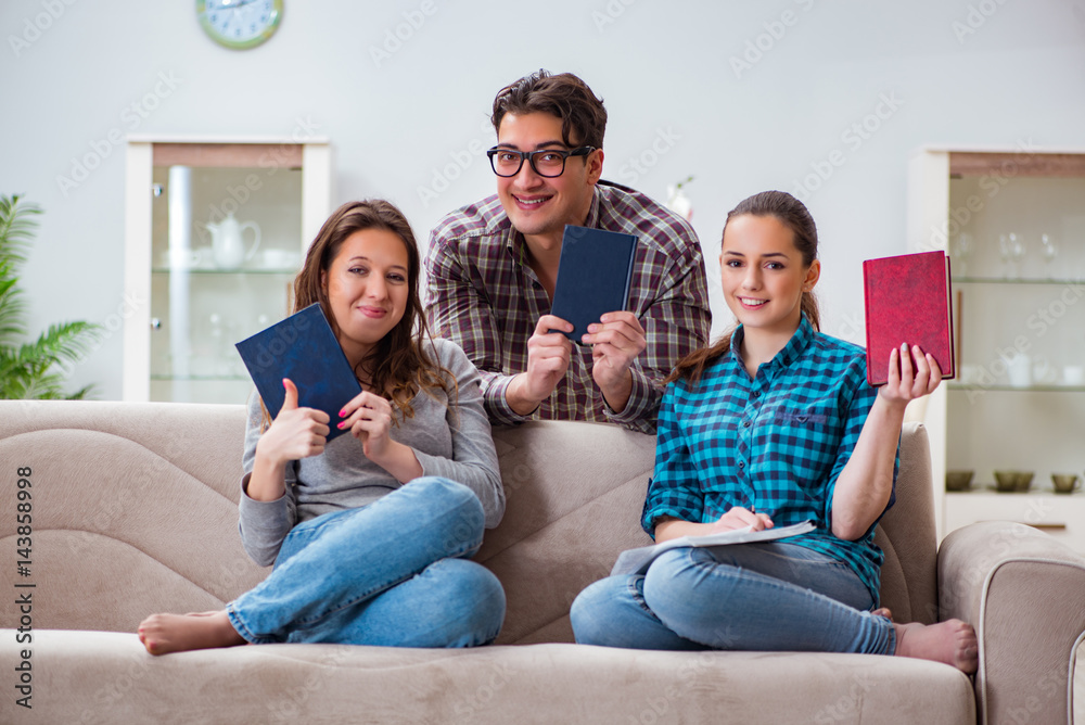 Students preparing for university exams Students preparing for university exams