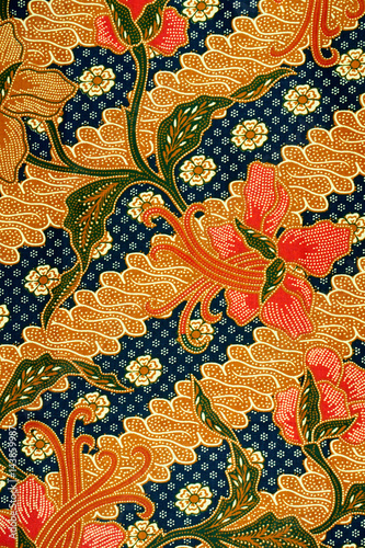 Obraz na płótnie Malaysia and Indonesia Batik Patterns