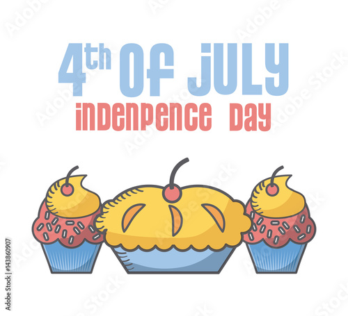 usa indepence day related icons over white background. colorful design. vector illustration