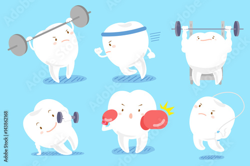 cute cartoon tooth