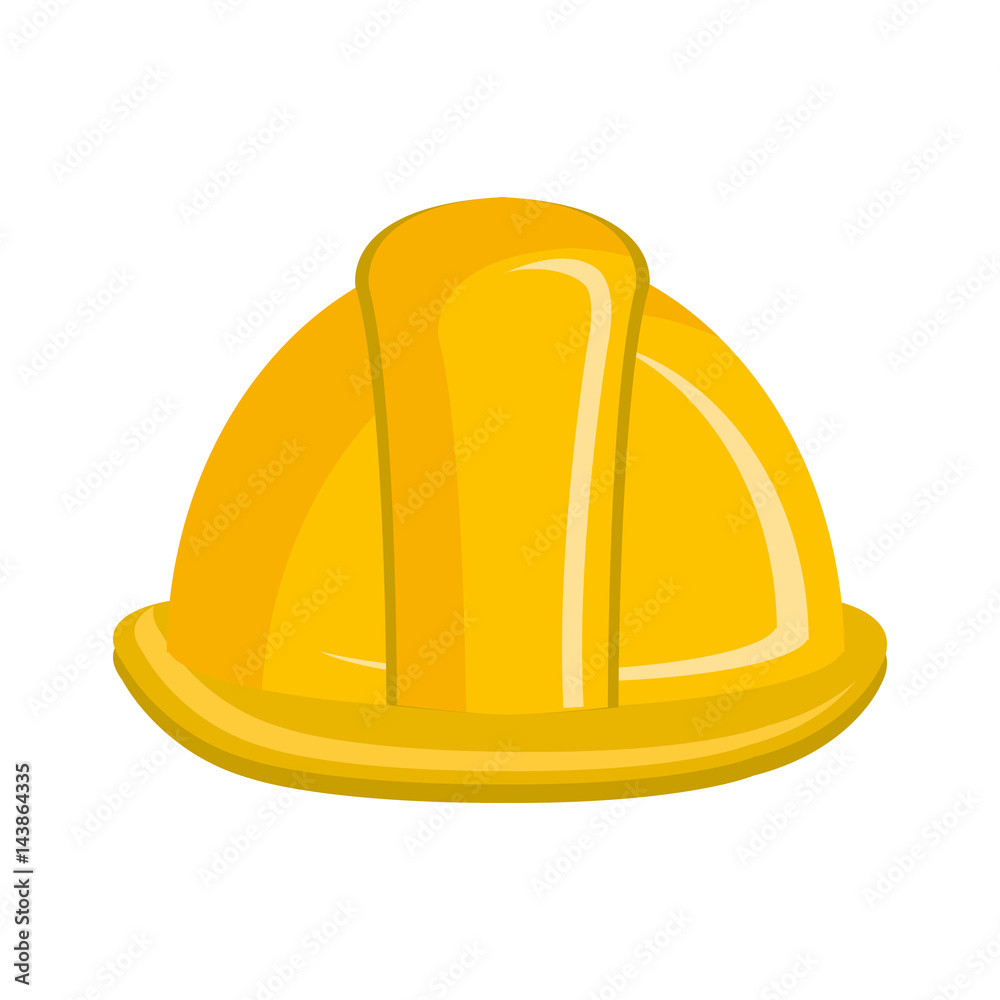 Fototapeta premium construction helmet isolated icon