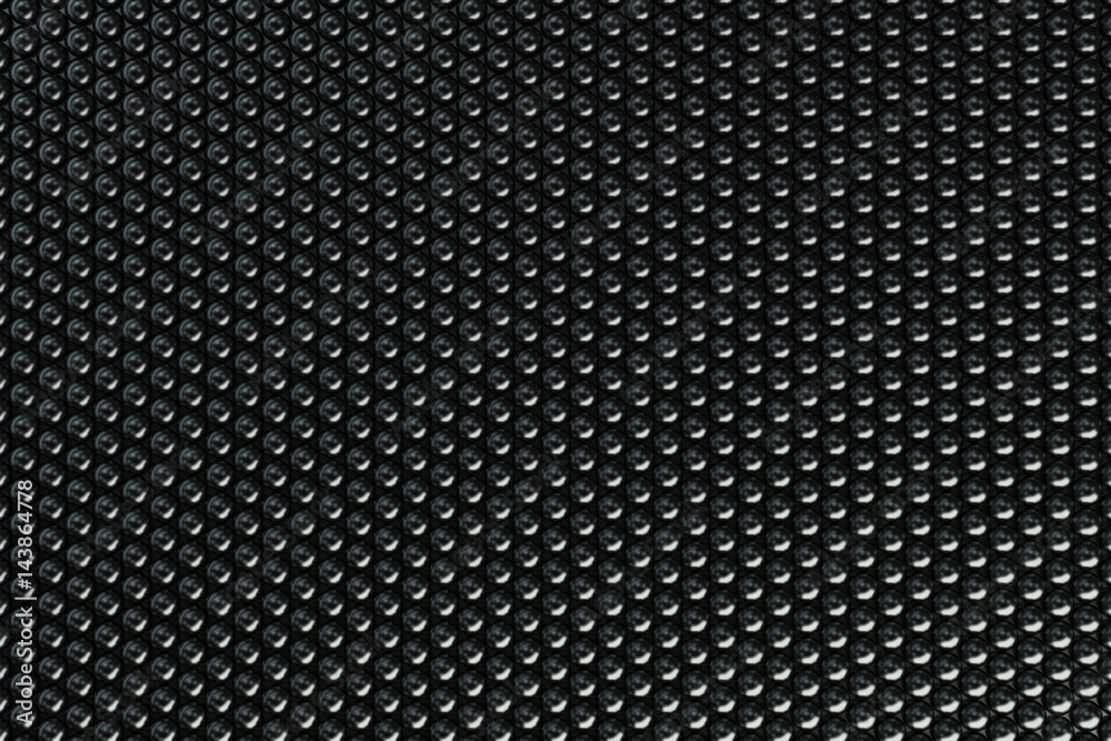 Pattern of black spheres Pattern of black spheres