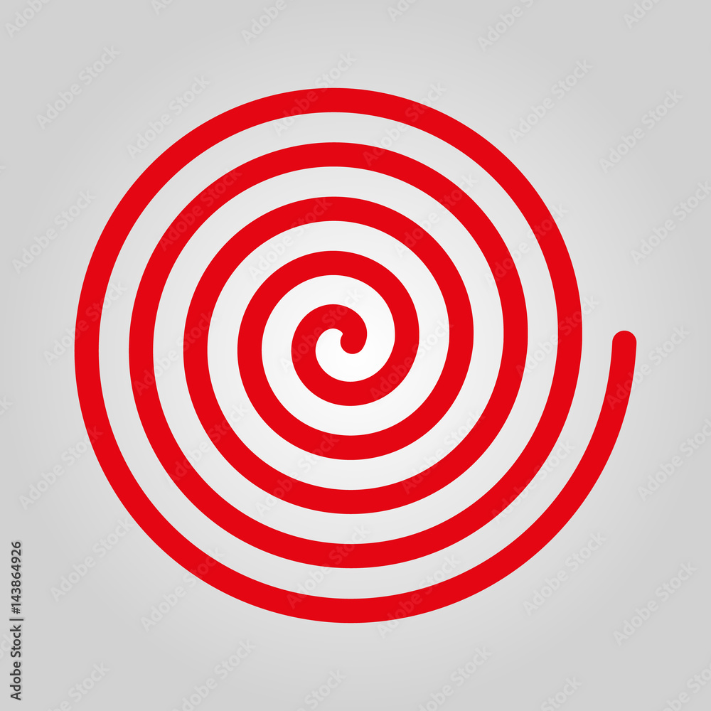 Spiral icon. Helix and scroll, gyre, curl, loop symbol. Flat design. Stock - Vector illustration Spiral icon. Helix and scroll, gyre, curl, loop symbol. Flat design. Stock - Vector illustration