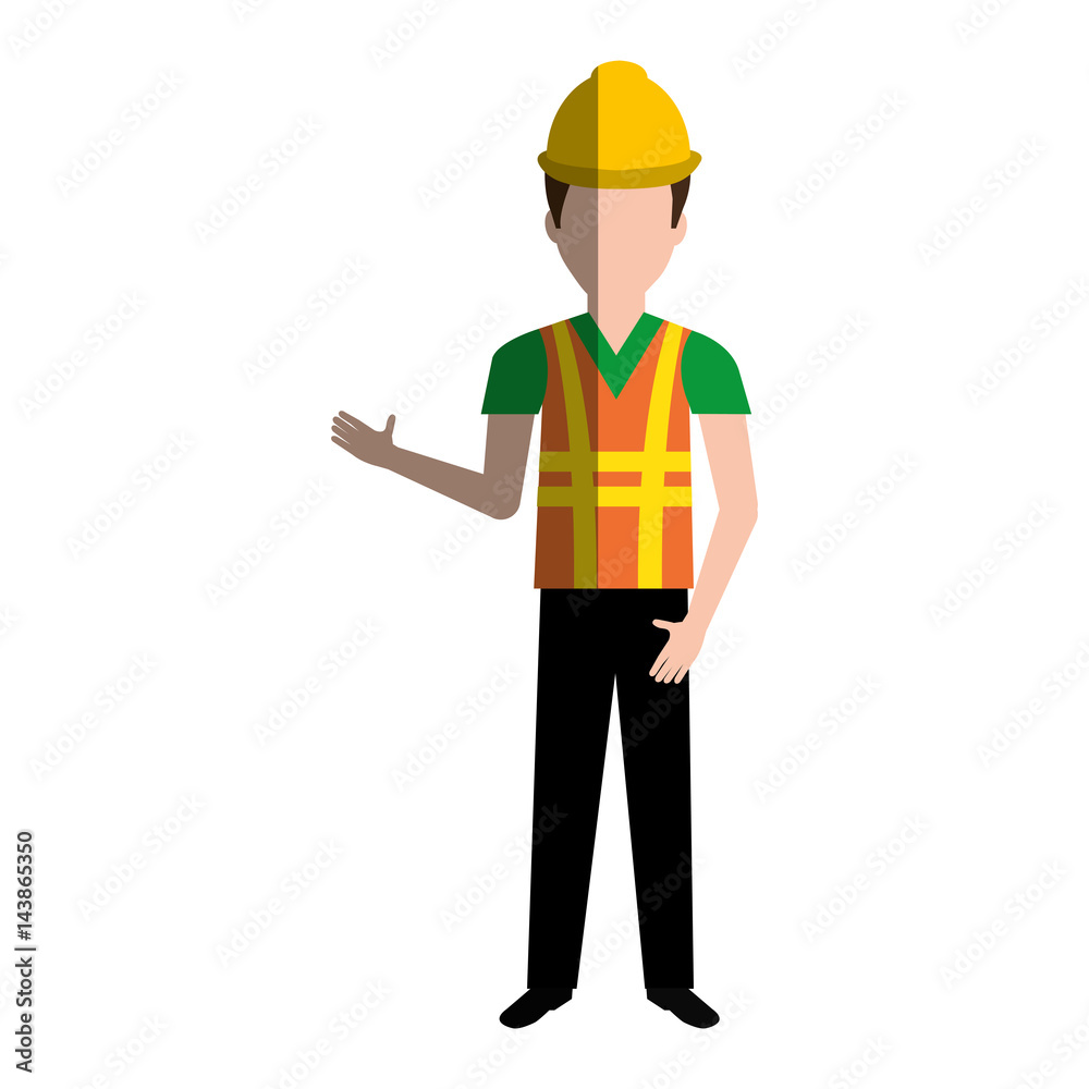 construction worker avatar character construction worker avatar character