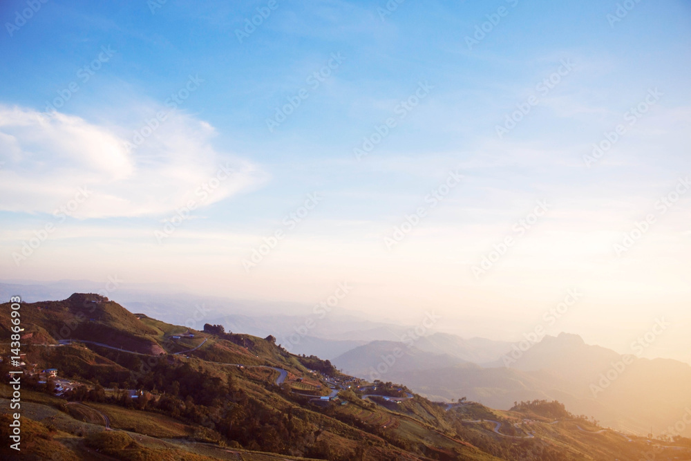 Mountain with nature in Thailand. Mountain with nature in Thailand.