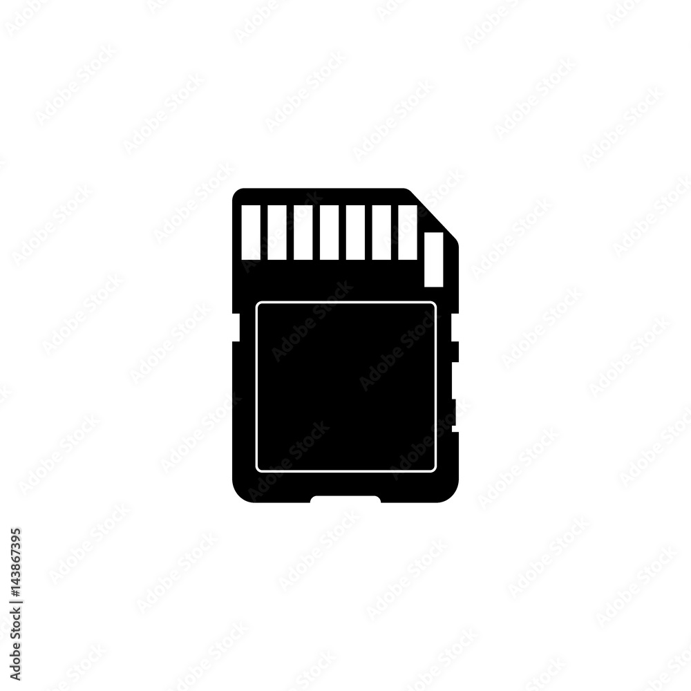 sd card vector icon