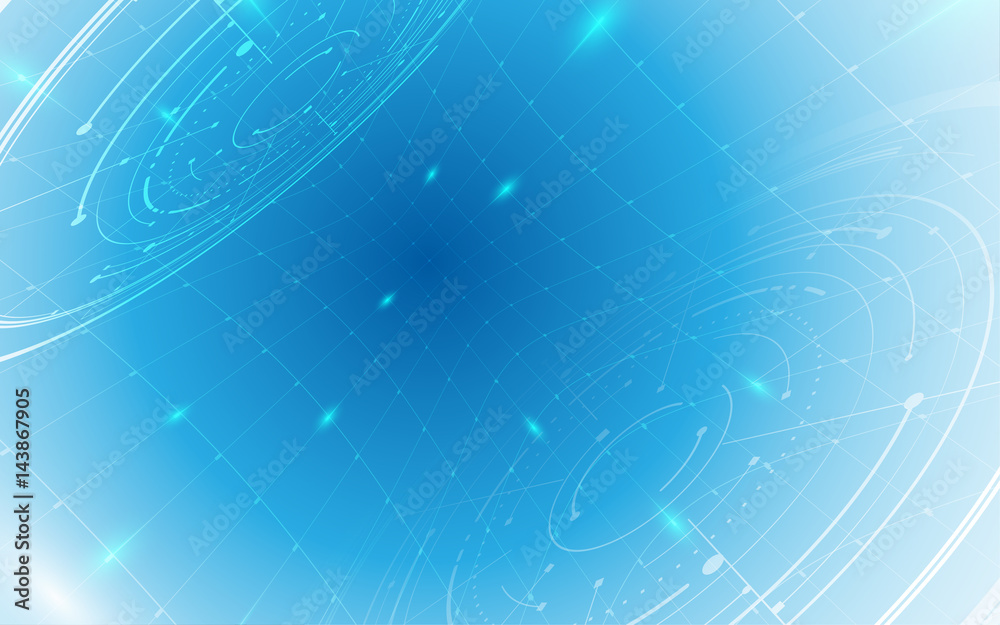 Obraz premium networking technology innovation template concept background
