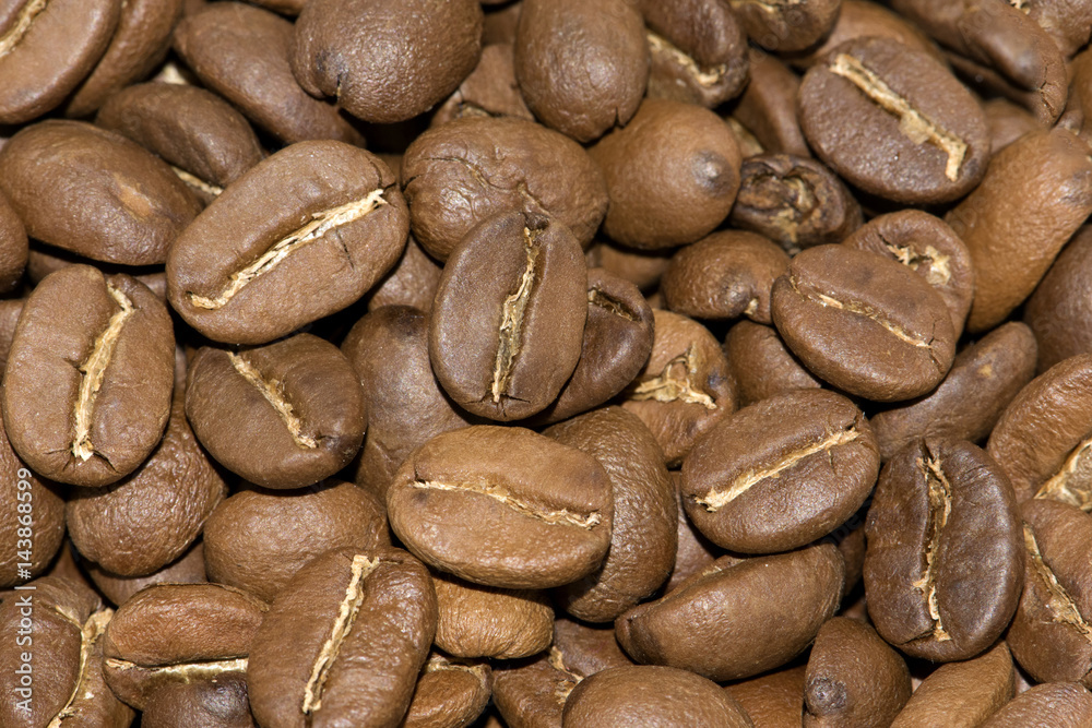 Coffee beans texture background. Coffee beans texture background.
