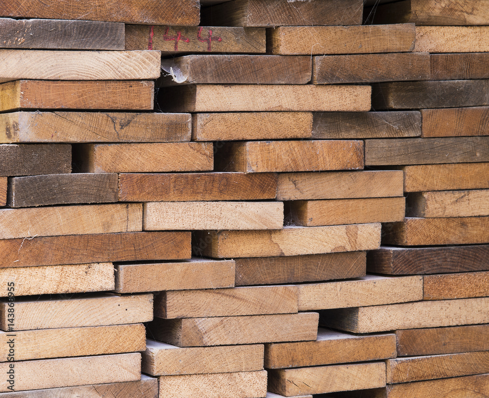 Pile of planks
