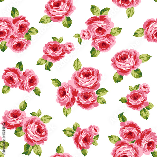 薔薇のパターン