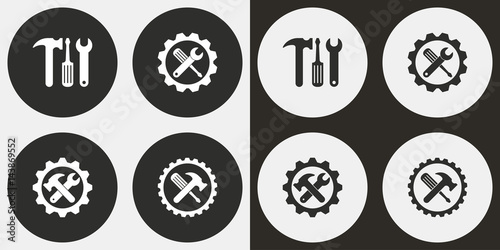 Tool icon set.
