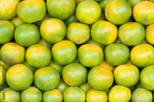 background with fresh Orange fruit in market