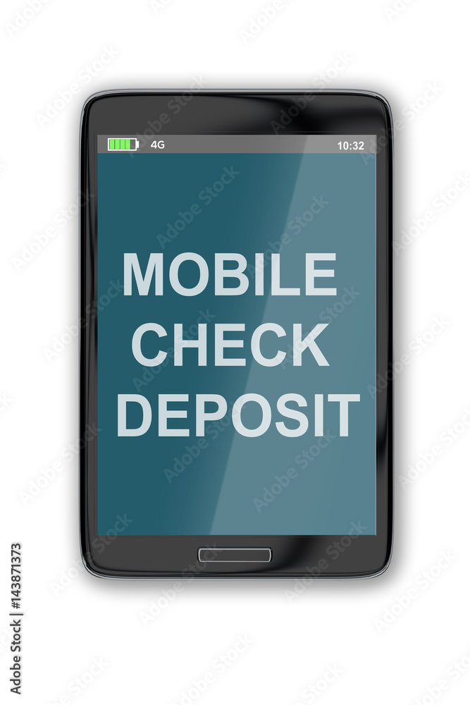 Mobile Check Deposit concept