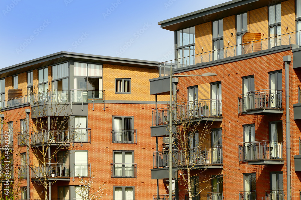 Fototapeta premium new buildings in old dock area
