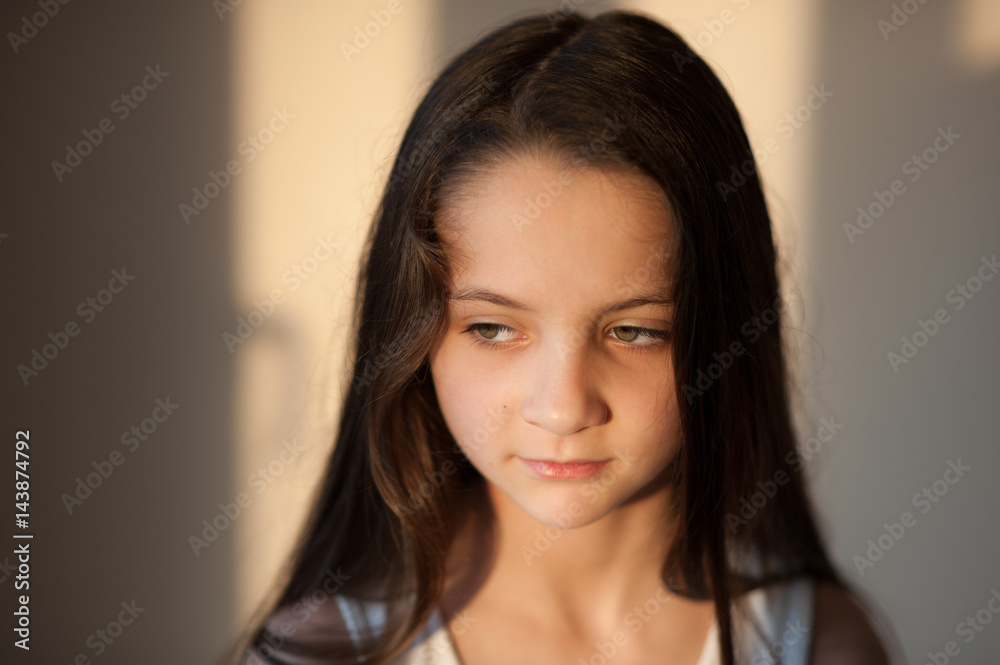 Portrait of a beautiful little girl Portrait of a beautiful little girl