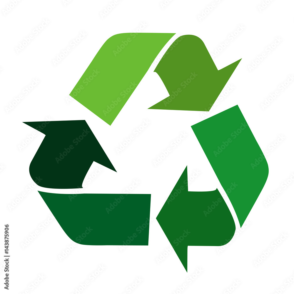 Obraz premium Vector recycle signs