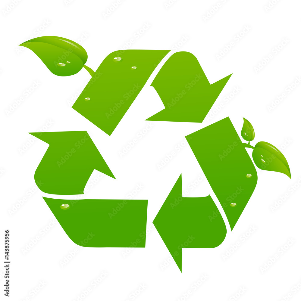 Fototapeta premium Vector recycle signs