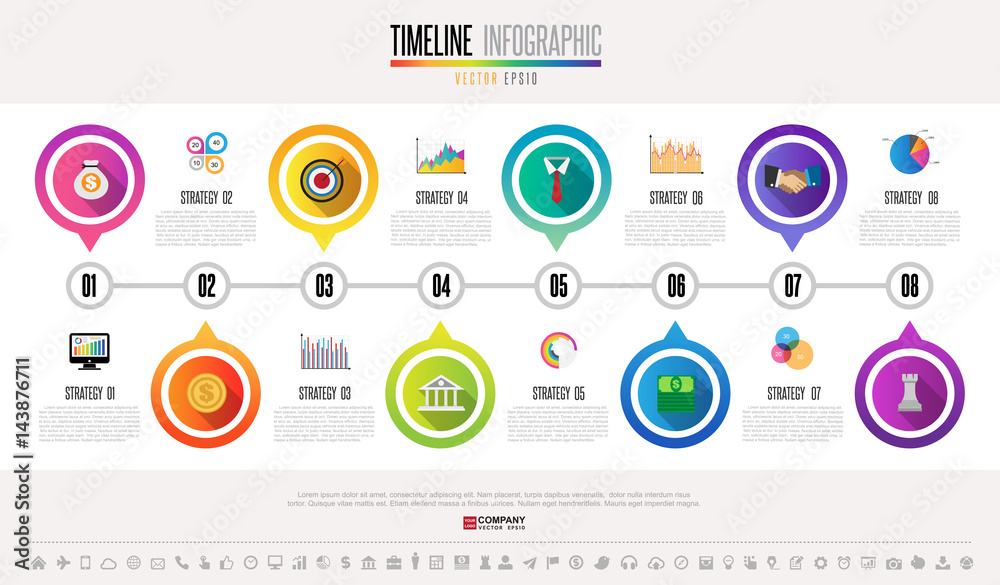 Timeline Infographics Design Template Timeline Infographics Design Template