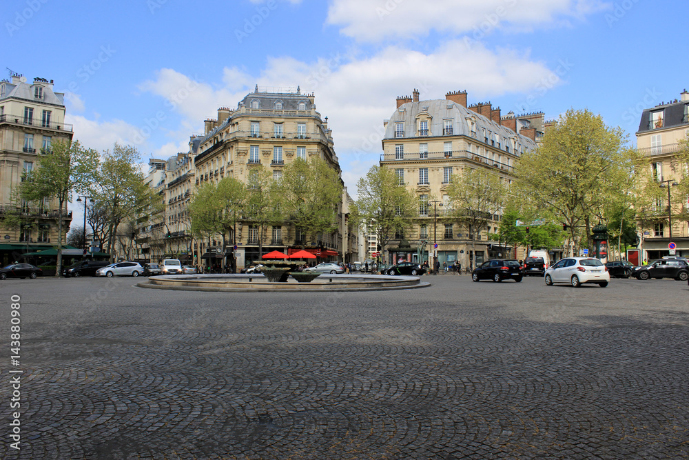 Fototapeta premium Paris - Place Victor Hugo