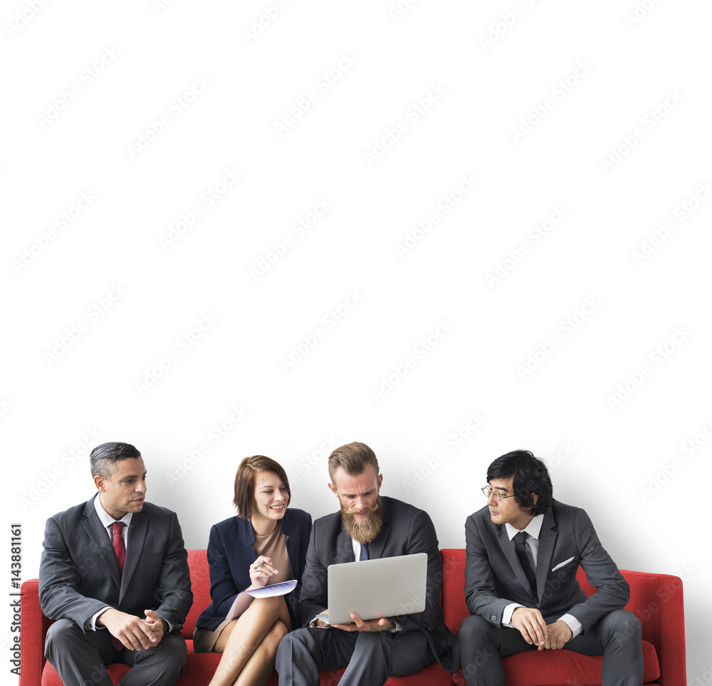Business People Data Information Technology Concept Business People Data Information Technology Concept