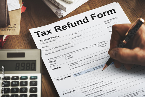 Tax refund form accounting assessment economy